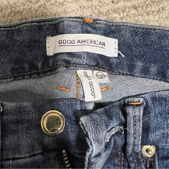 Good American Good Legs Skinny Jeans size 0 - Picture 13 of 16
